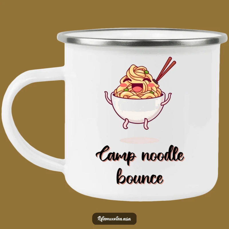 Funny Outdoor Noodle Mug: Wobbly Adventure, Durable and Funny Gift