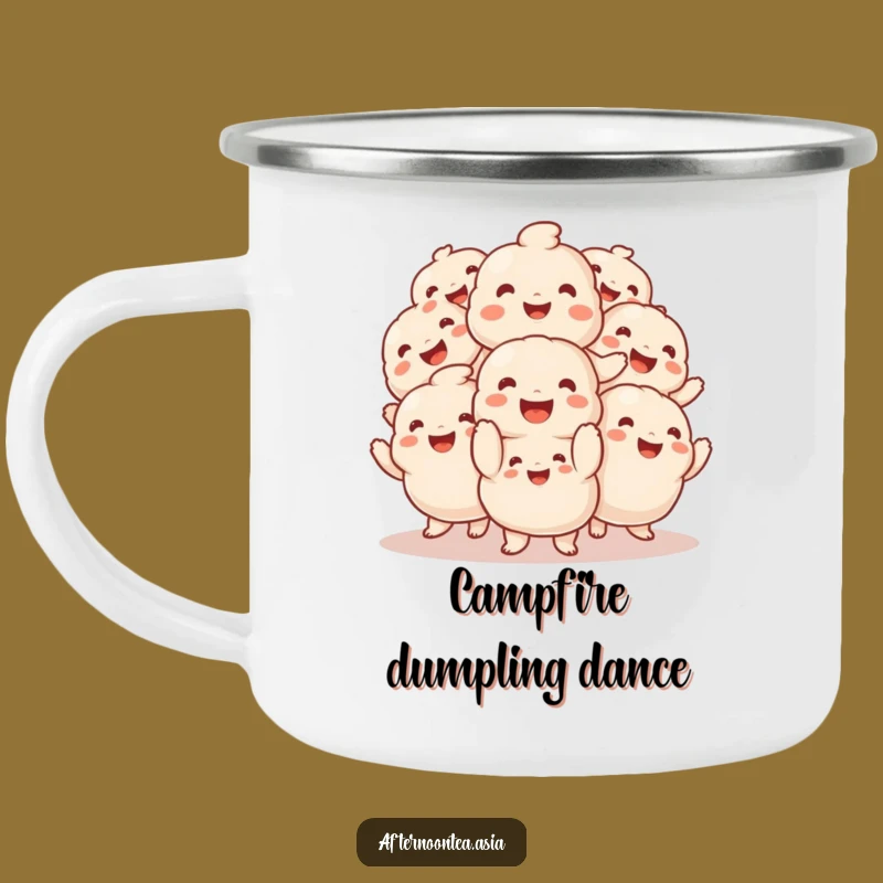 Funny Outdoor Dumpling Mug: Jigging Pile Adventure, Durable Funny Gift