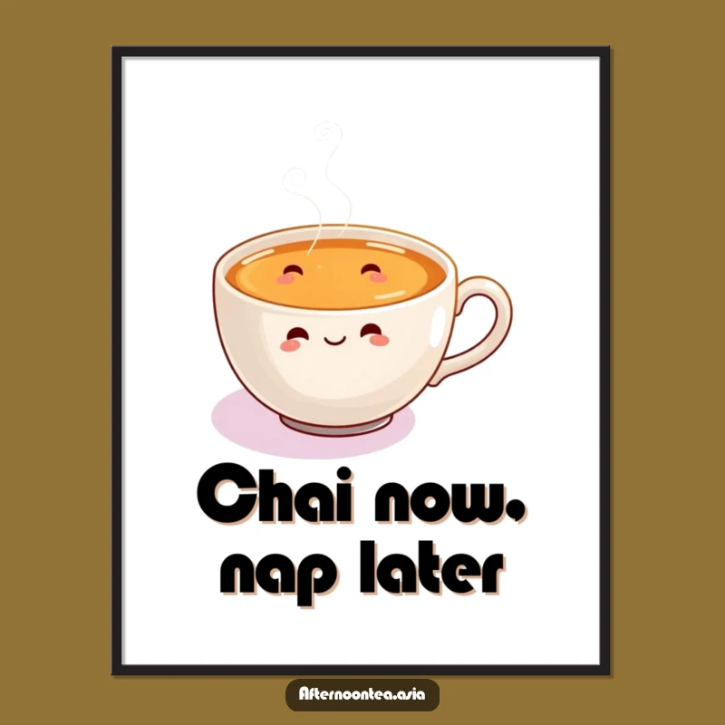 Free Printable Chai Wall Art: Funny Downloadable Art for Cozy Homes