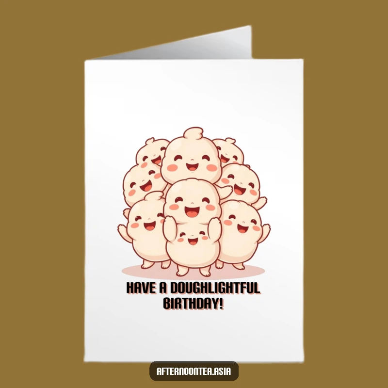 Free Printable Dumpling Birthday Card: Hilarious Downloadable Gift for Foodies