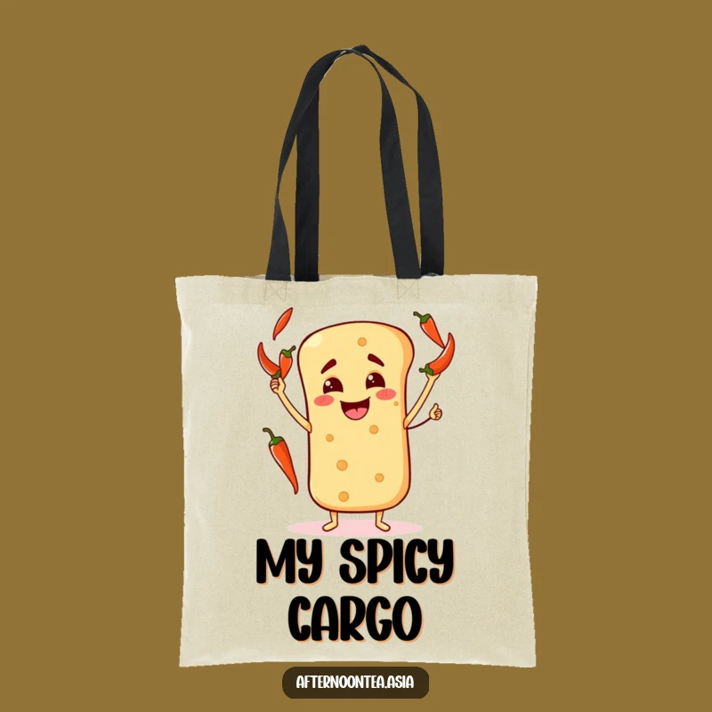 Funny Naan Tote Bag: Juggling Design, Practical and Hilarious Funny Gift